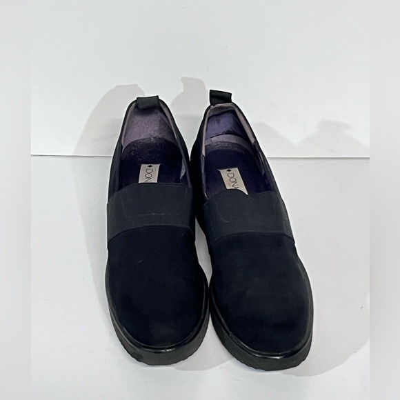 DONALD PLINER Black nylon SI CORA slip on shoes size 9N. - Picture 2 of 7